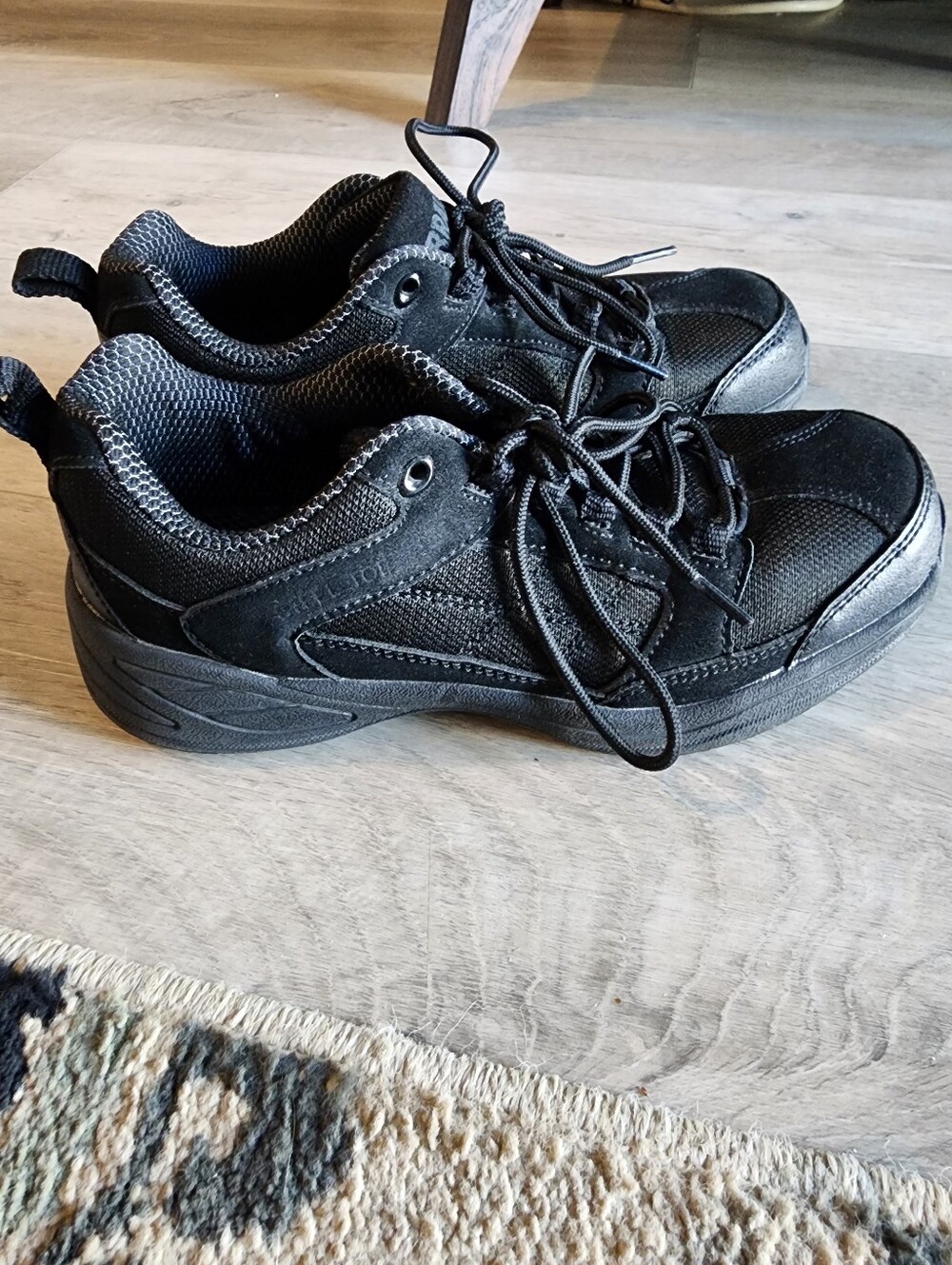 Brahma Black Steel Toe Safety Work Sneakers Men’s Size 7